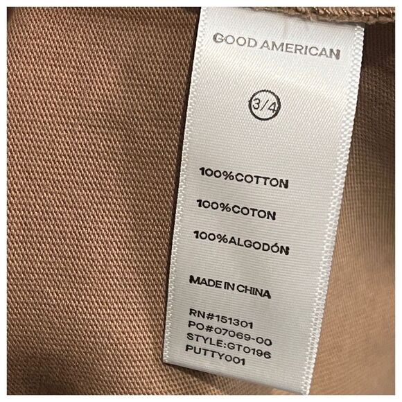 GOOD AMERICAN Sweatshirt Womens M/L Brown BOYFRIEND PUTTY Relaxed Sweater Lounge - Picture 12 of 15